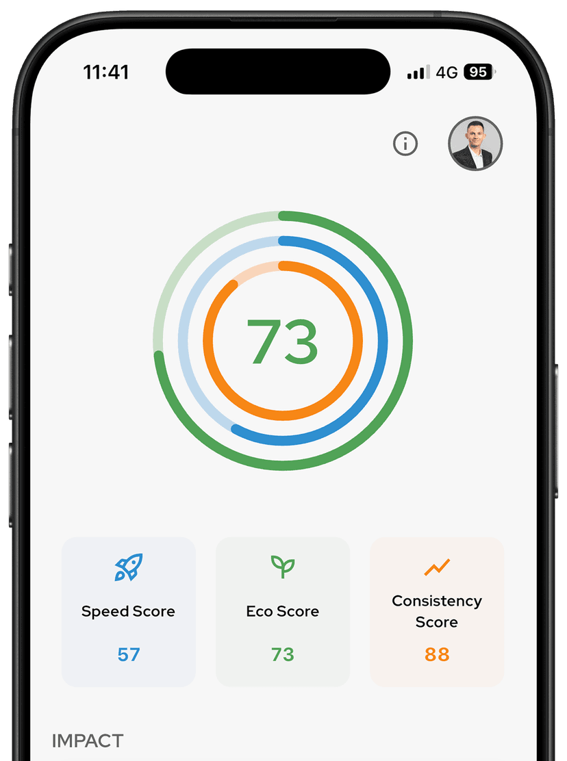 Trip insights screenshot