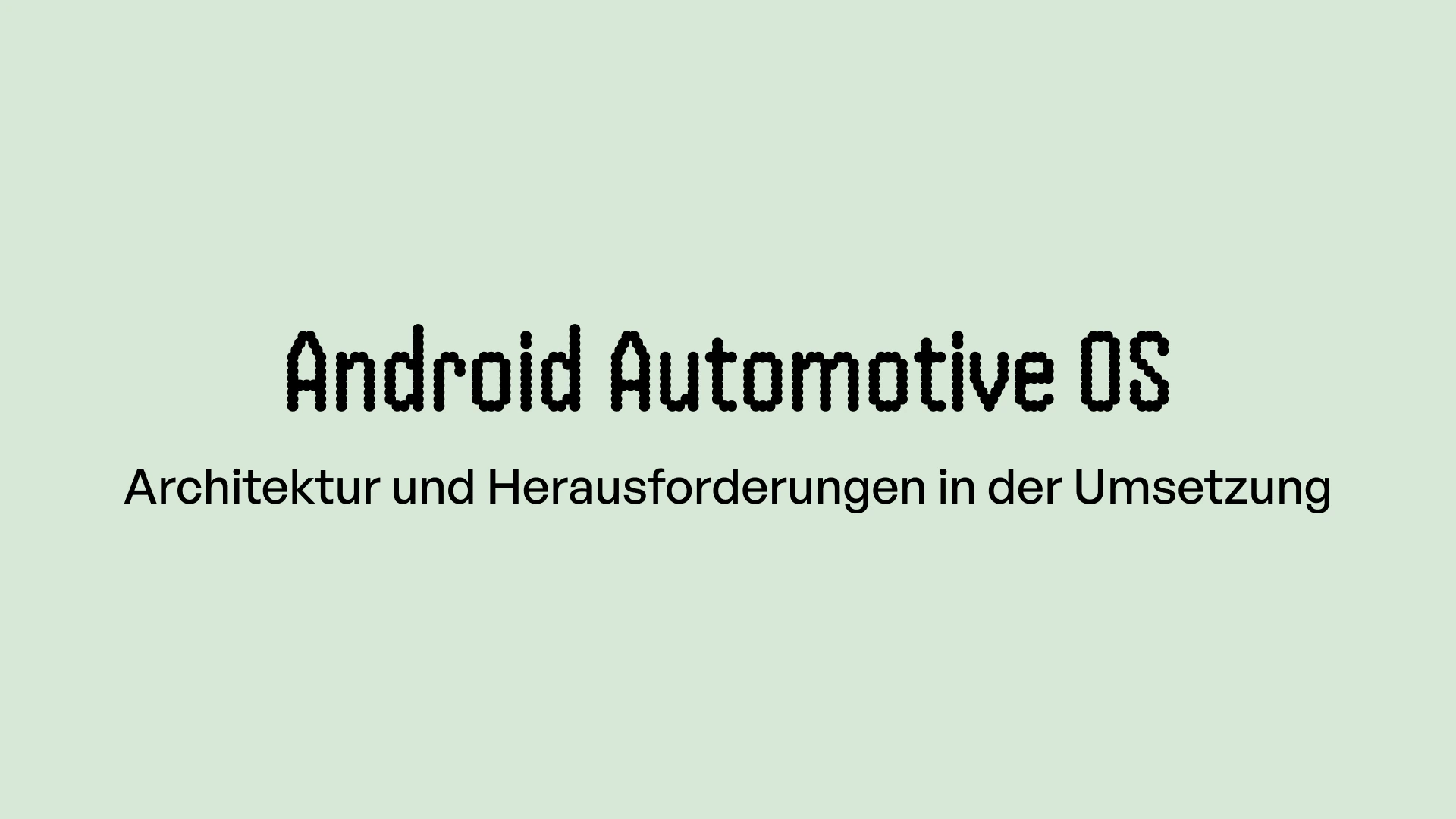 Android Automotive OS: Die technische Realität der Implementierung